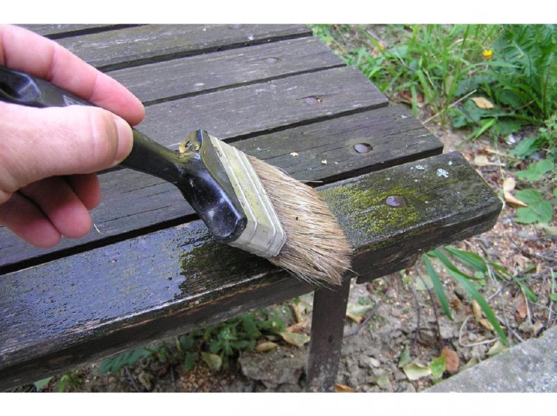 Удаление старых масляных покрытий с изделий