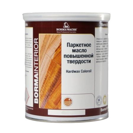 Экстра белое и прозрачное паркетное масло с повышенной твердостью HARDWAX COLOROIL