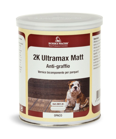Двухкомпонентный высокоэффективный лак - устойчивый к царапинам ULTRAMAX MATT 2K