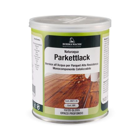 Лак на водной основе для паркета NATURAQUA 1-2K PARKETTLACK